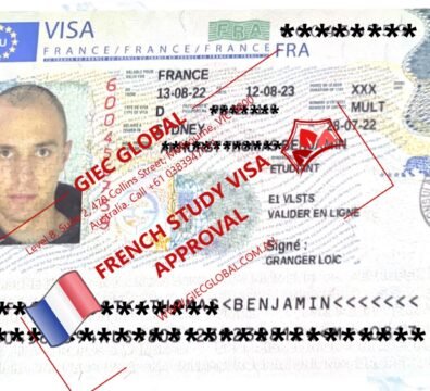 France Study Visa Granted of Benjamin