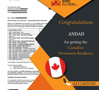 Canada PR Approved of Andad