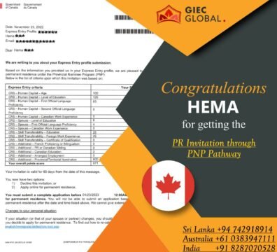 Canada PR approved of Hema