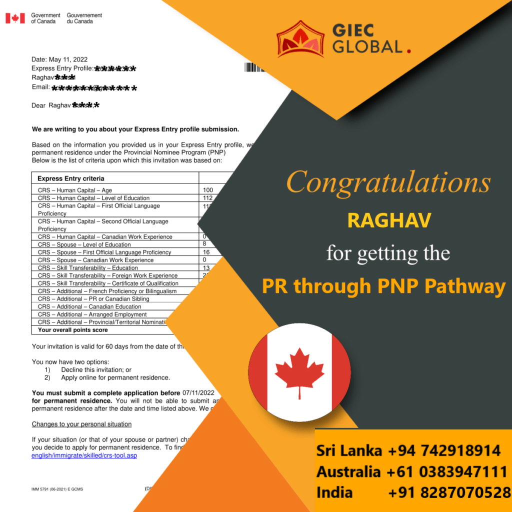 🎉🎉𝗖𝗹𝗶𝗲𝗻𝘁 𝗦𝘂𝗰𝗰𝗲𝘀𝘀 𝗶𝘀 𝗼𝘂𝗿 𝗦𝘂𝗰𝗰𝗲𝘀𝘀. 𝗢𝘂𝗿 𝘄𝗼𝗿𝗸 𝘀𝗽𝗲𝗮𝗸𝘀 𝗺𝗼𝗿𝗲 𝘁𝗵𝗮𝗻 𝗮𝗻𝘆𝘁𝗵𝗶𝗻𝗴. 😀😀😀. Temporary Activity Visa Granted!!! Canada PR invitation approved of Raghav