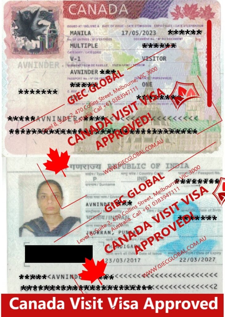 Canada Tourist Visa Approved of Avninder