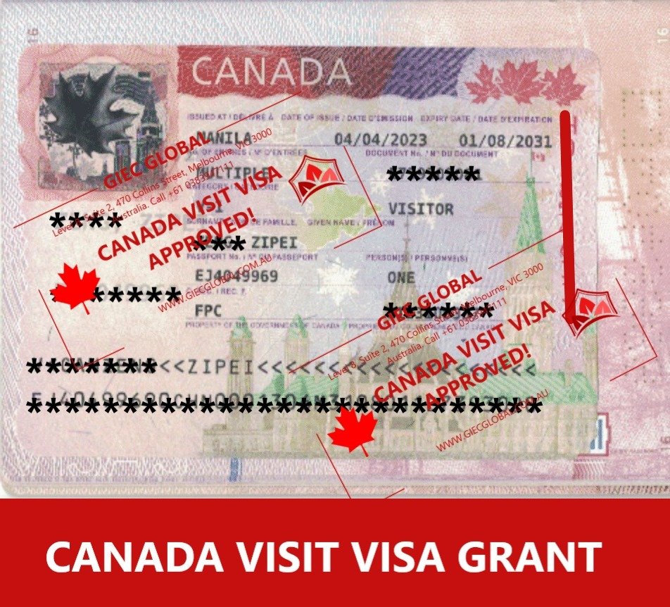 Canada Visit Visa Granted of ZIPEI