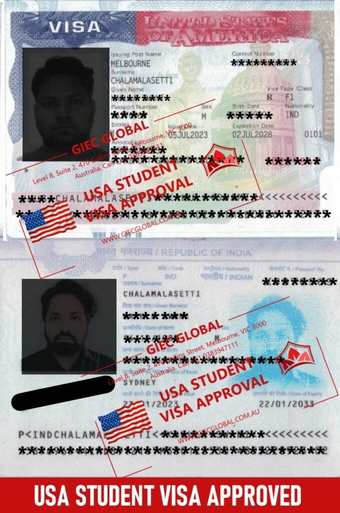 The USA STUDY Visa Grated CHALAMALASETTI