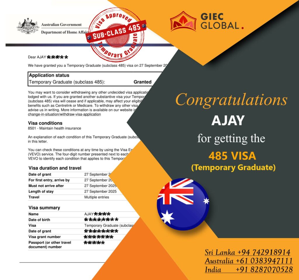 AJAY subclas 485 approved