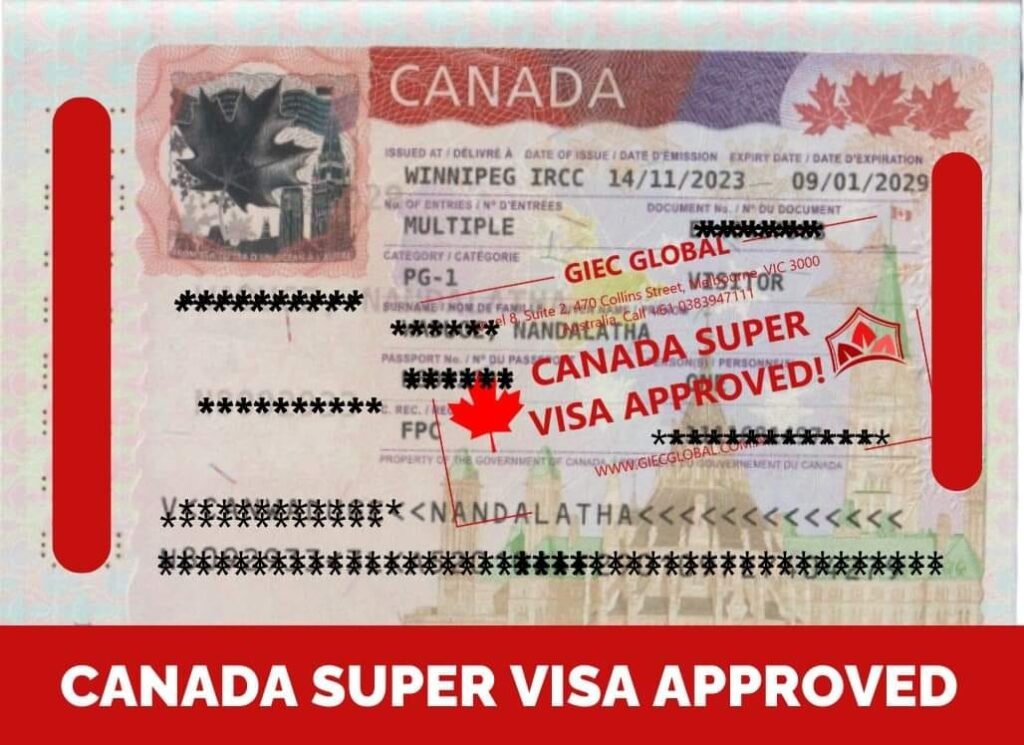 NANDALATHA Canada SUPER VISA Granted