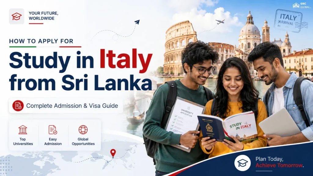 How to Apply for Study in Italy from Sri Lanka Complete Guide