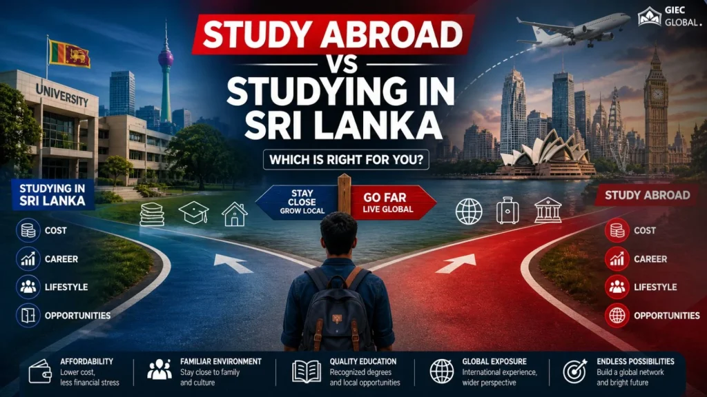 Study Abroad vs Studying in Sri Lanka