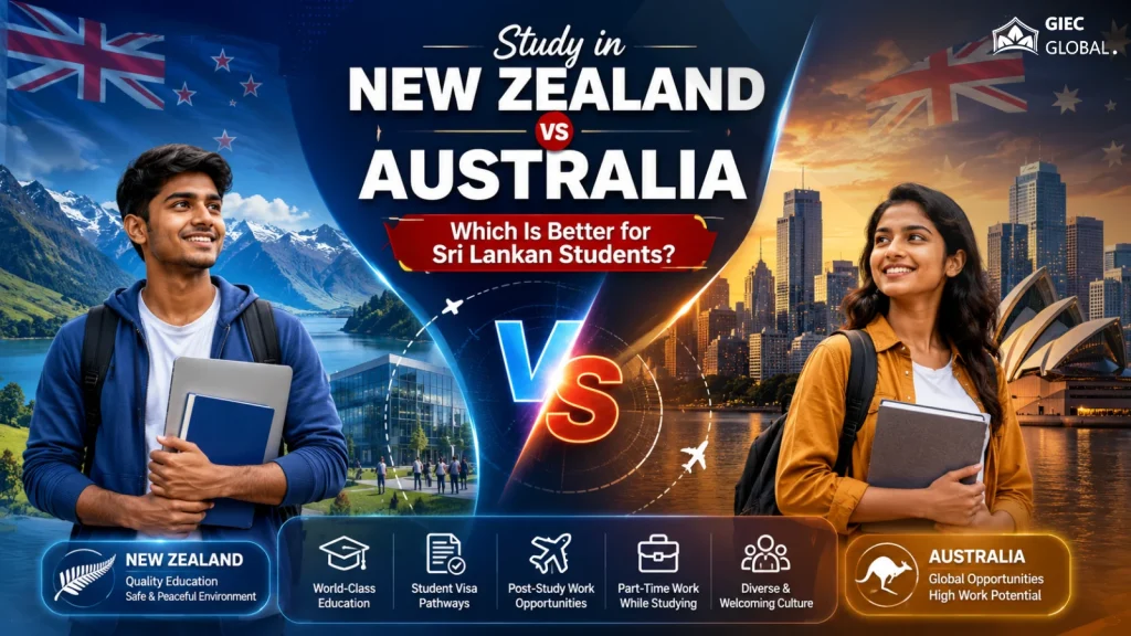 Study in New Zealand vs Australia Which Is Better for Sri Lankan Students