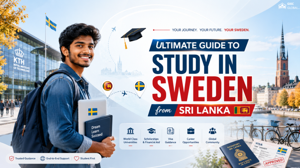 Ultimate Guide to Study in Sweden from Sri Lanka