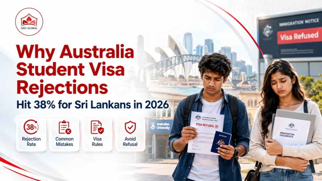 Australia Student Visa Rejections Hit 38% for Sri Lankans in 2026
