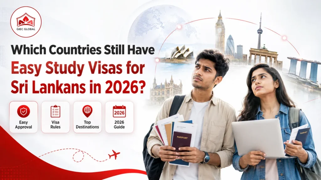 Easy Study Visas Countries for Sri Lankans in 2026