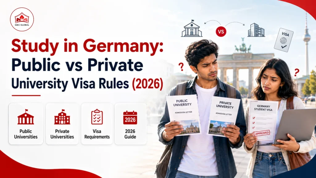 Study in Germany Public vs Private University Visa Rules