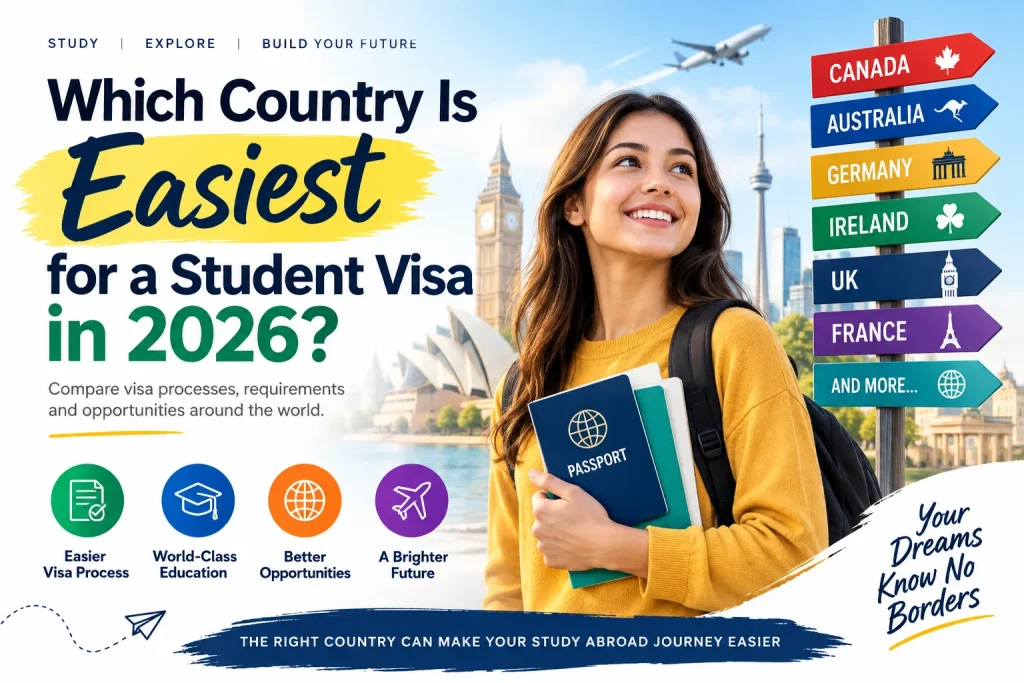 Which Country Is Easiest for a Student Visa in 2026