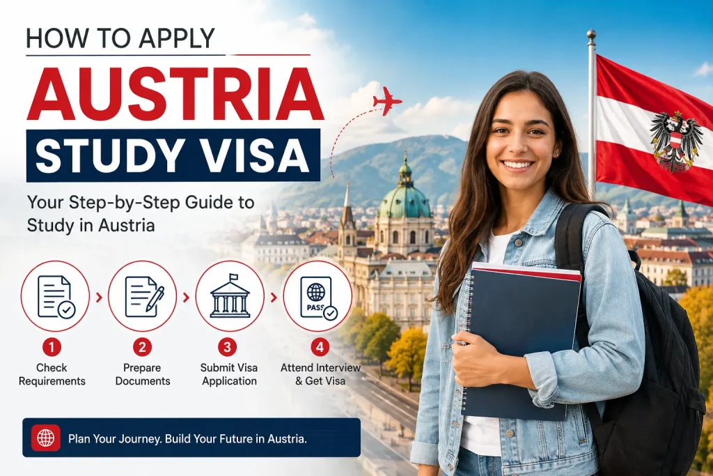 How to apply austria study visa