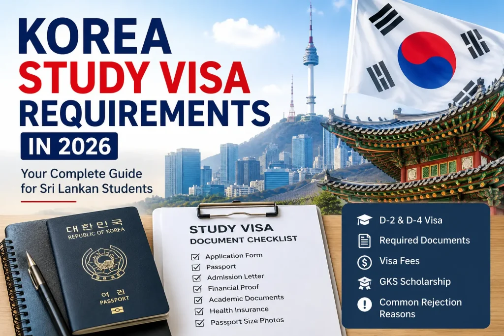 Korea study visa requirements in 2026