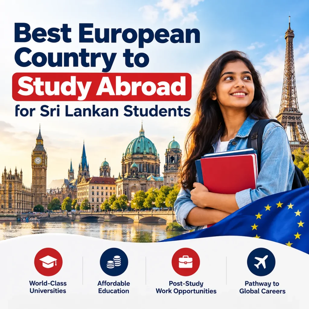 Best European Country to Study Abroad for Sri Lankan Students